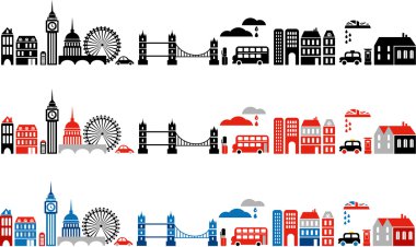 Vector illustration of London city