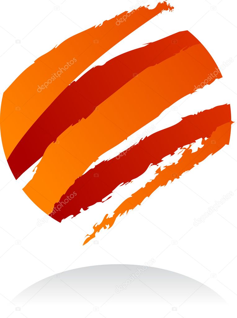 Abstract vector design element - 8