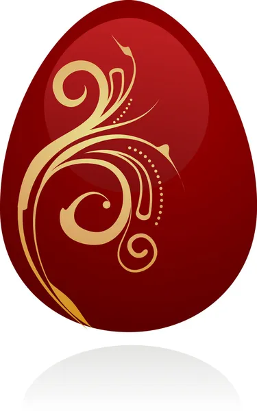 Αυγό Πάσχας σοκολάτας — Διανυσματικό Αρχείο