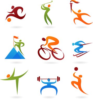 Sports icon collection -4 clipart