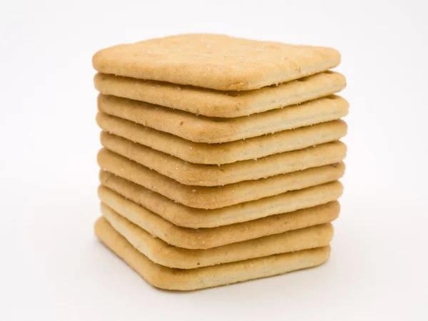 Stack of crackers — Stock Photo, Image