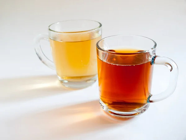 Two cups of tea — Stock Photo, Image