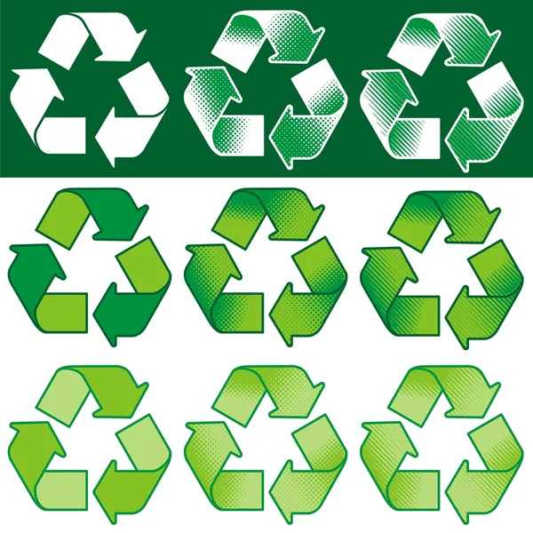 Recycling Symbol — Stock Vector
