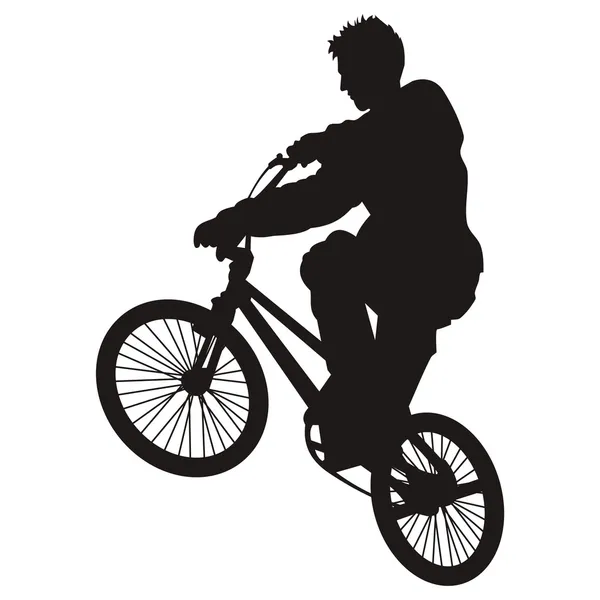 Bicycle rider 5 — Stock Vector