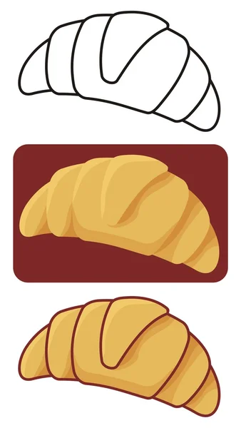 Croissant — Image vectorielle