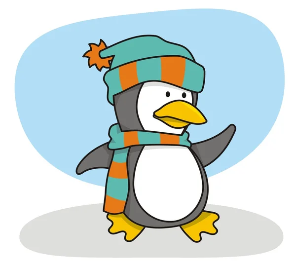 Pinguim pequeno 1 —  Vetores de Stock