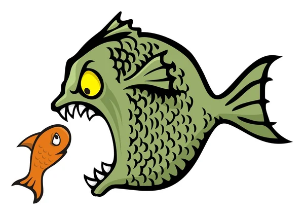 Bully fish — Stock Vector