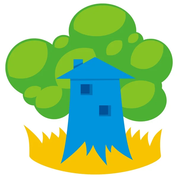 Πιό πράσινο σπίτι 2 — Διανυσματικό Αρχείο