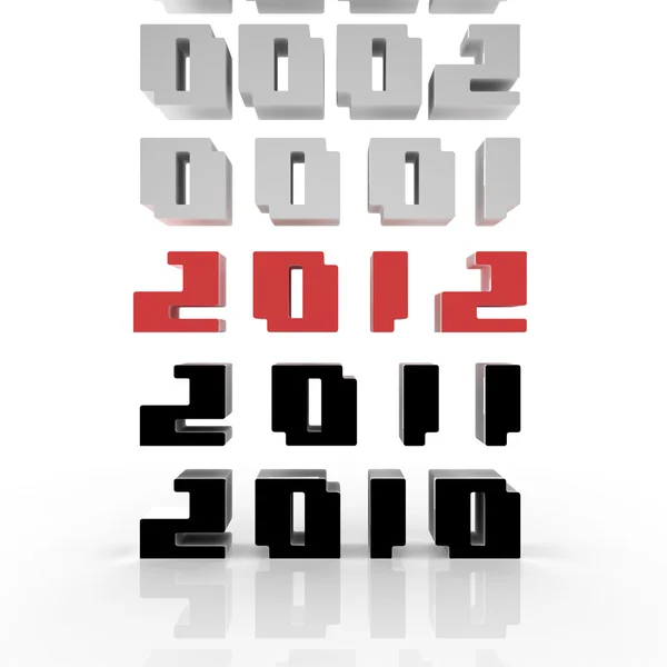 2012 accounting — Stock Photo, Image