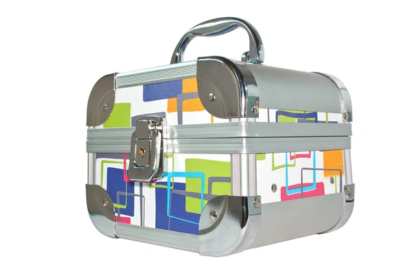 Stříbrný kufr (rakev) — Stock fotografie