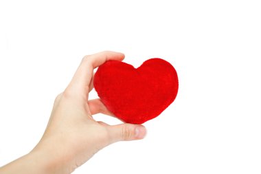 Heart in hand clipart