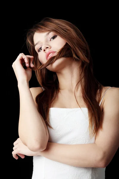 Mulher adolescente elegante — Fotografia de Stock