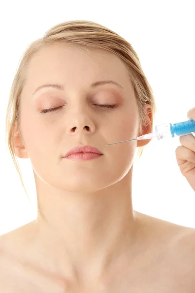 Botox injection — Stock Photo, Image