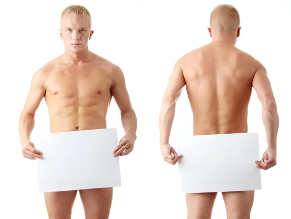 Hombre desnudo muscular —  Fotos de Stock