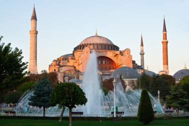 Hagia Sophia in Istanbul, Turkey clipart