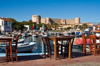 Fortress on Bozcaada, Turkey clipart