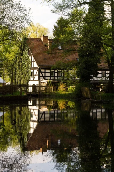 stock image Half-timbered house in Germany