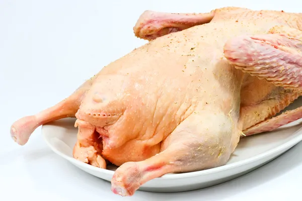 stock image Raw roast goose