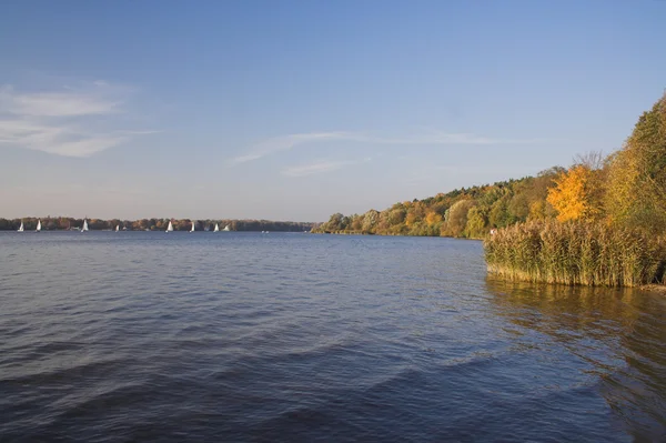 Lago in autunno — Foto Stock