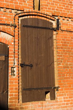 Door of a barn clipart