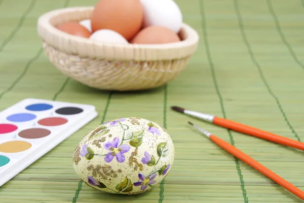 Pascua, huevo y primavera — Foto de Stock
