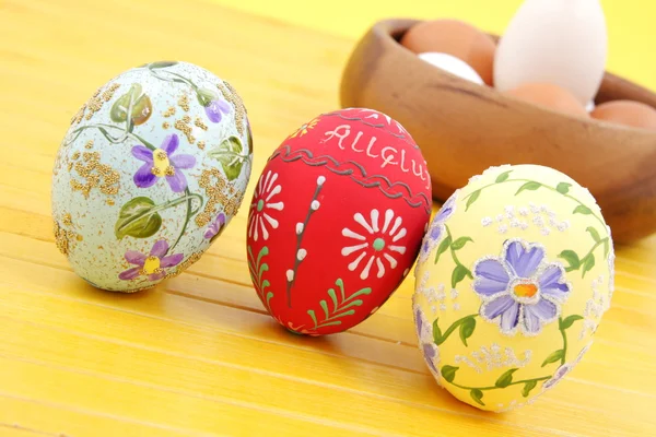 Húsvét, a tojás és a tavaszi — Stock Fotó