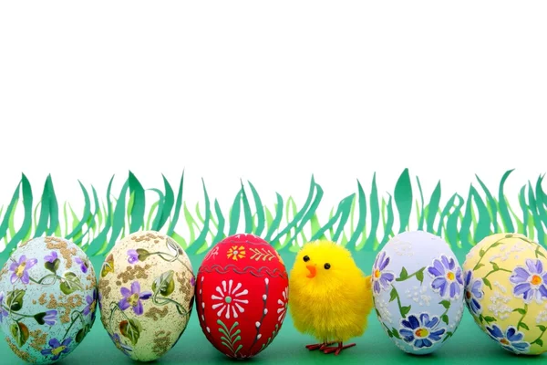 Velikonoce, vejce a jaro — Stock fotografie