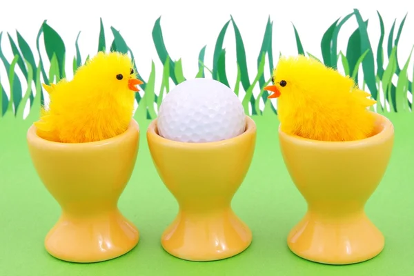 Wiosna i golf — Zdjęcie stockowe