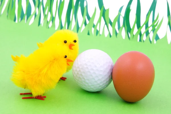 Easter, egg and spring — Stock Photo, Image