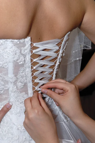 Dress of bride — Stock Photo, Image