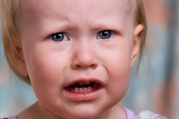 Angry toddler — Stock Photo, Image