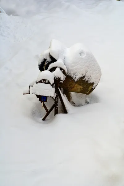 stock image Mixer in the snow