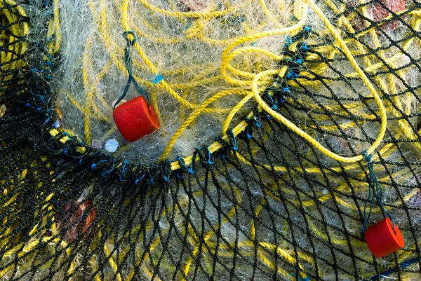Fishing net macro — Stock Photo, Image