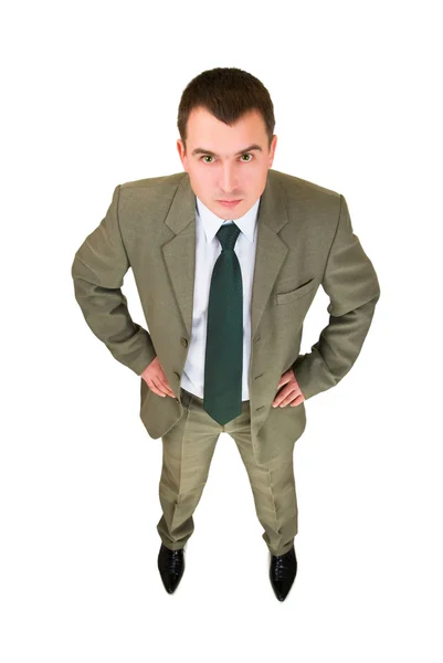 Angry young business man — Stock Photo, Image