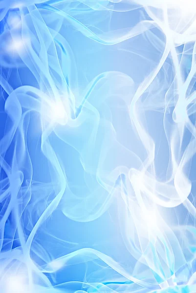 Textura de fumaça branca em azul — Fotografia de Stock