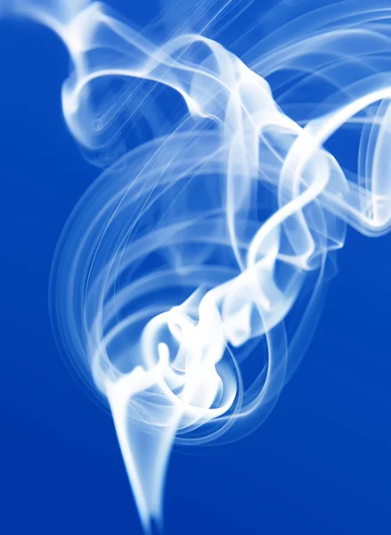Fehér tömjén füst — Stock Fotó