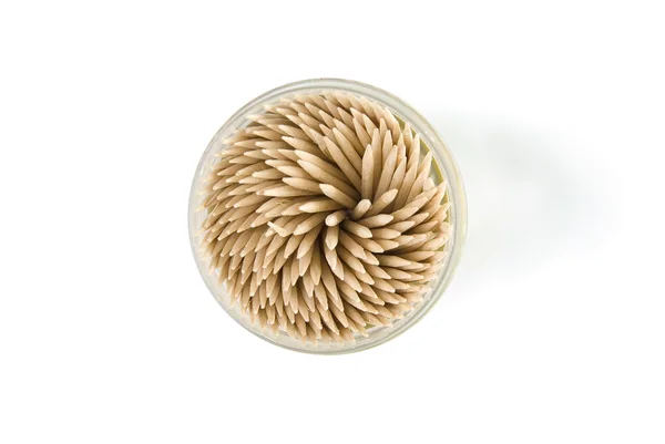 Closeup box of toothpick — Stock Photo, Image
