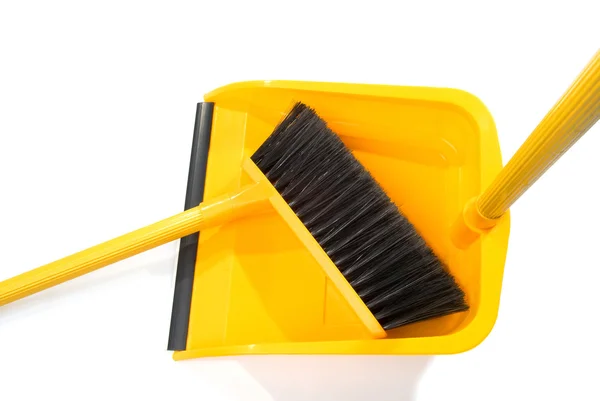 stock image Dustpan and broom