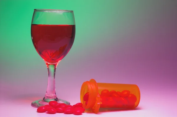 Drugs and Alcohol — Stock Photo, Image