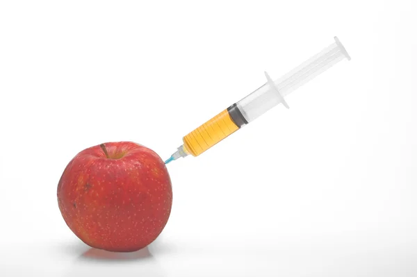 Apple Injection — Stock Photo, Image