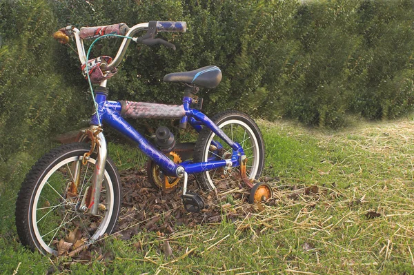 生锈的自行车 — 图库照片