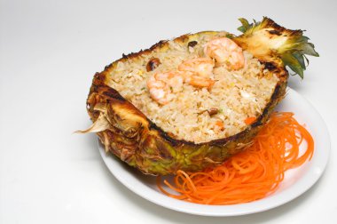 Pineapple Shrimp Fried Rice clipart