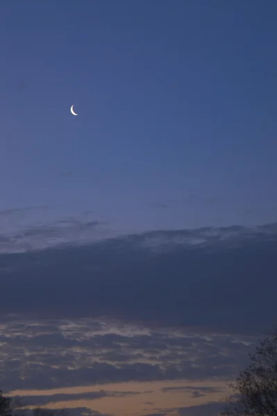 Luna creciente — Foto de Stock