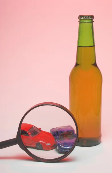 Fahren unter Alkoholeinfluss — Stockfoto