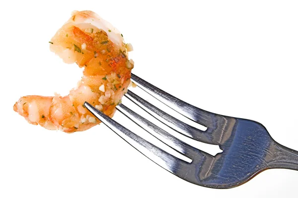 Gamberetti all'aglio — Foto Stock