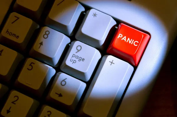 Botón de pánico — Foto de Stock