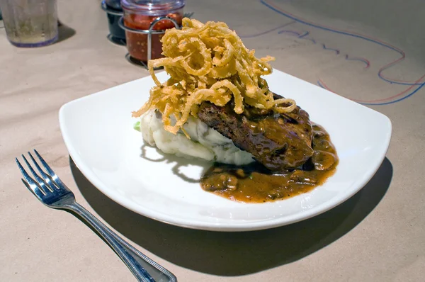 stock image Meatloaf and Mashed Potatoes