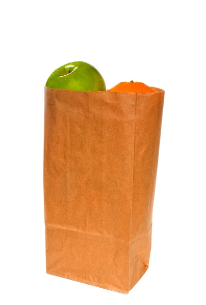 Apple en oranje — Stockfoto