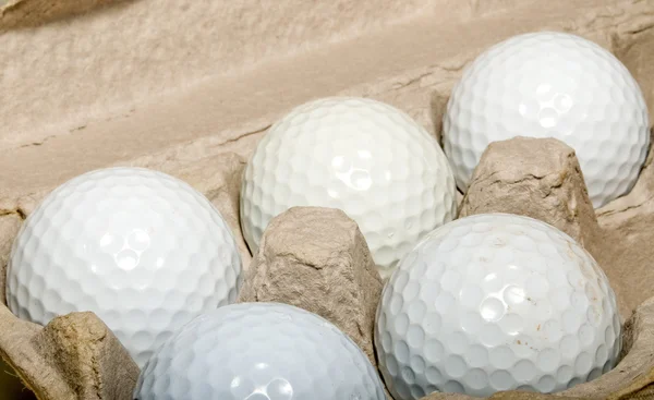 Golf Eggs Royalty Free Stock Photos