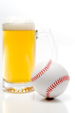 Baseball and Beer clipart